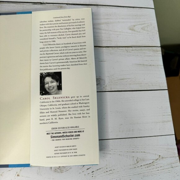 Raymond Carver A Writer's Life Carol Sklenicka Hardcover 2009 Signed First Ed - Picture 5 of 15
